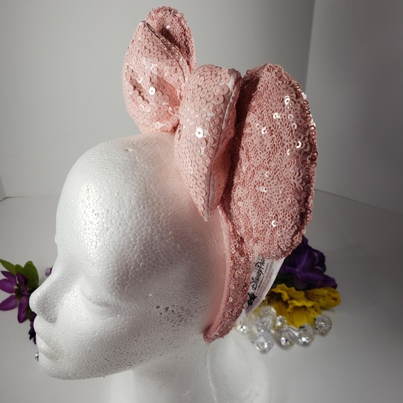 Disney Parks Minnie Pink Sequin Ears, New - Picture 7 of 7